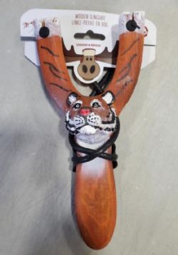 LANCE-PIERRES TIGRE EN BOIS (SLINGSHOT)